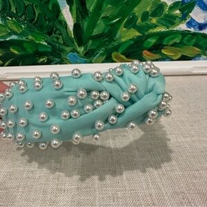 Lele Sadoughi x Stoney Clover Lane Cotton Candy Pearl Headband GUC